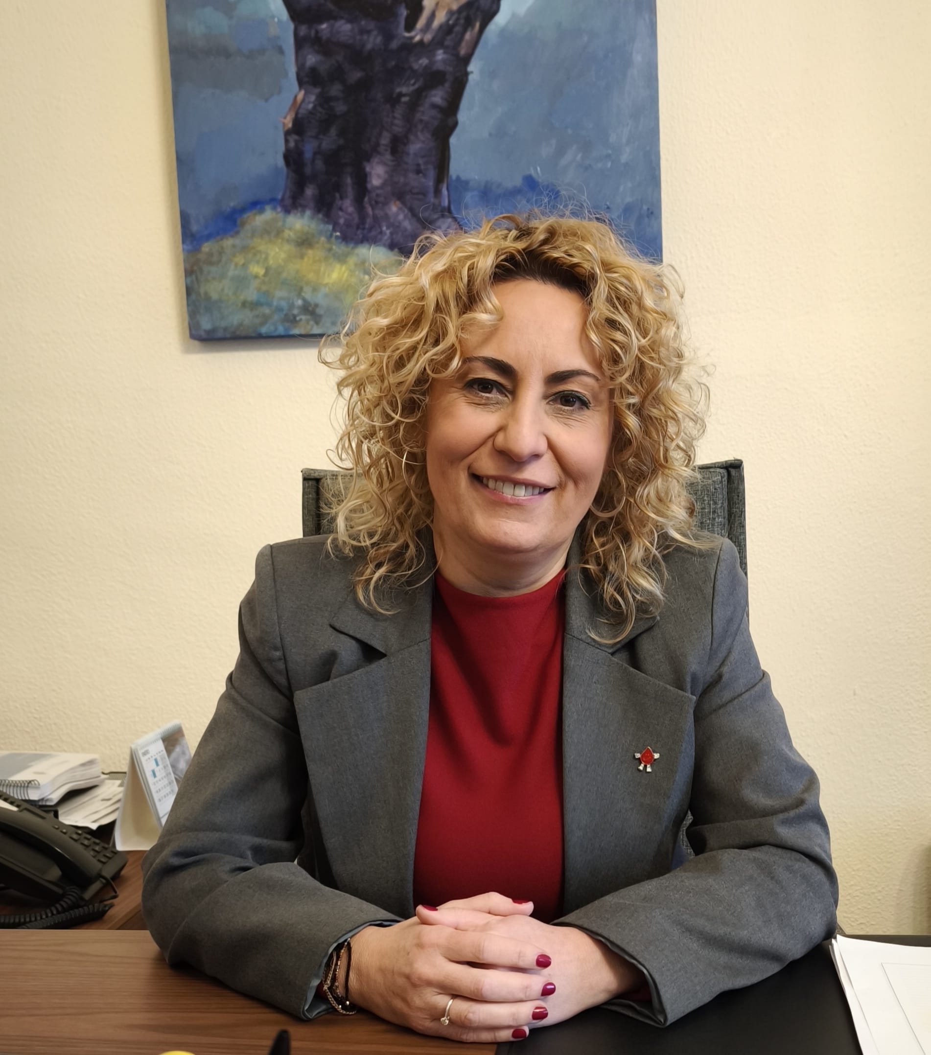 Gemma Álvarez, alcaldesa de Lena.